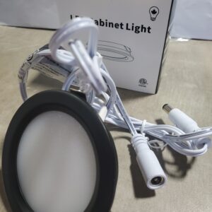 LED Cabinet Light, 3CCT(3/4/5000K), 2.5W, 12VDC, BK