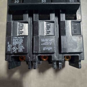 Q330, Siemens 3P 30Amp 240V Push-On Breaker